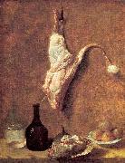 OUDRY, Jean-Baptiste Still Life with Calf's Leg France oil painting artist